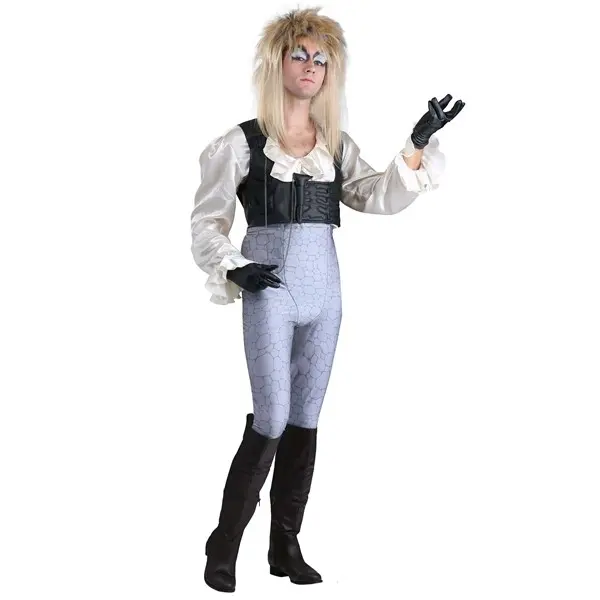 HalloweenCostumes Men's Labyrinth Jareth Adult Costume, Including Clothes, Pants, Leggings, Shirt, Vest for Special Occasions