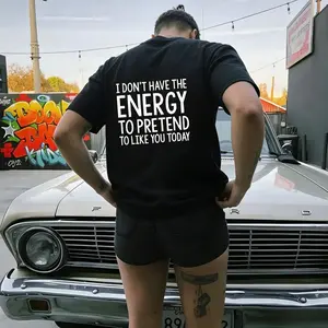 I Don't Have Energy To Pretend Tshirt,Aesthetic Tatoo Outfits, Streetwear Style, Retro Vintage Y2k Women Graphic Tees