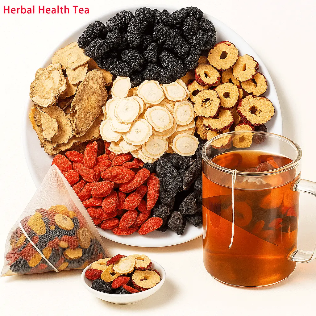 Herbal Eight Treasure Wolfberry Kidney Tea,Organic Cleanse Tea, Ginseng Renal Tea, TraditionalHerbal Blend-Gentle detox, kidney support, for men &women Natural Beverage