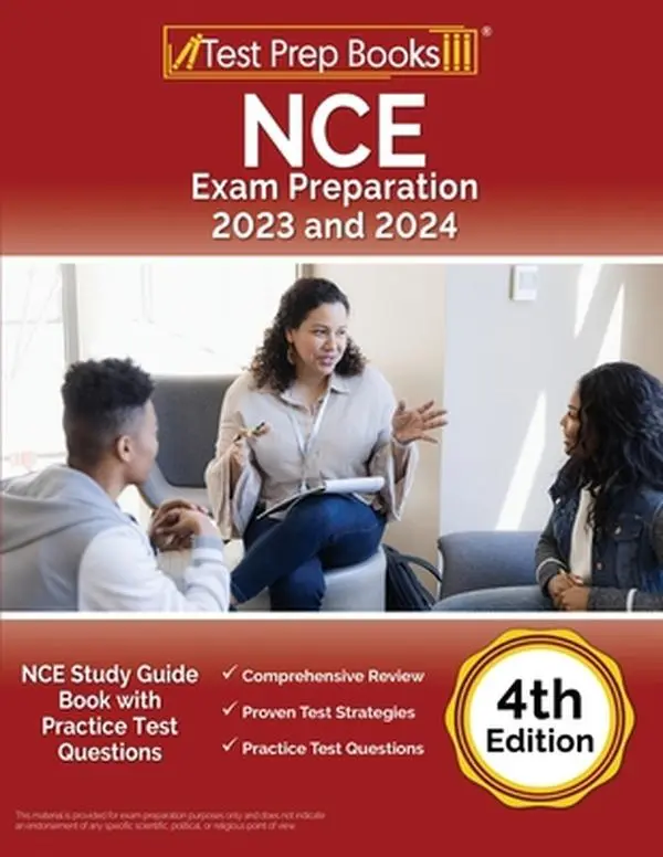 USED-NCE Exam Preparation 2023 and 2024: NCE Study Guide Book with Practice Test Questions [4th Edition] by Rueda, Joshua (Paperback)