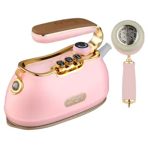 SALAV Retro Edition Iron+Steamer and Fabric Shaver Set