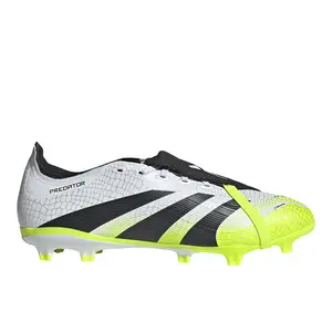 adidas Mens Predator League Fold-Over Tongue Firm GroundMulti Ground Soccer Cleats  - White, Yellow
