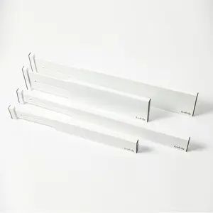 Bamboo Expandable Drawer Dividers – White