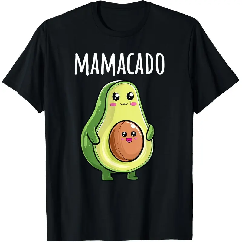 Unisex Pregnancy Announcement Shirts Women Mom Funny Mamacado T-Shirt