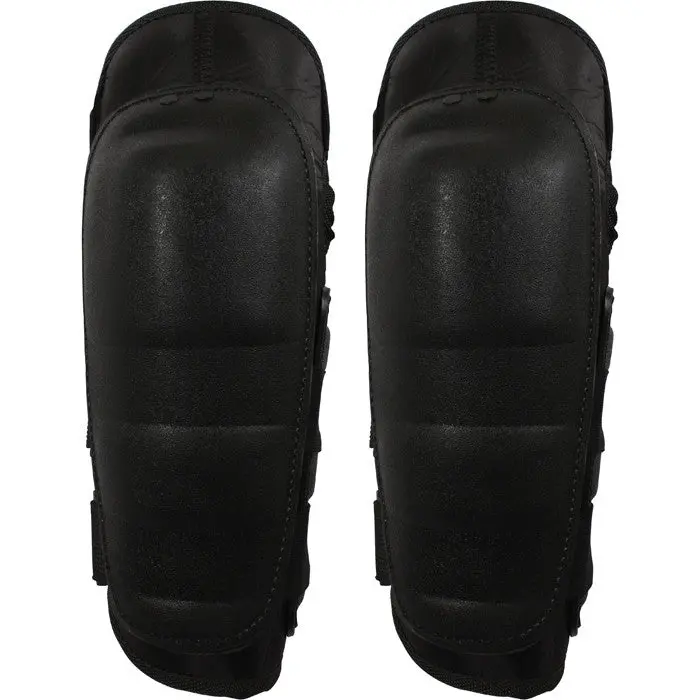 Durable Protective Black Hard-Shell Elbow & Forearm Pads - Sports Protective Gear with Hook Closure, Durable Mesh-Covered EVA Foam Cushion, Custom Fit, 1-Size Polycarbonate Non-Reflective for Outdoor Activities