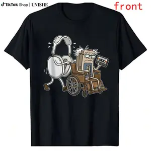 Funny Retro Gaming Tee – Vintage 80s Music Lover Respect Your Elders Cotton Shirt