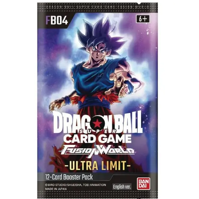 Fusion World: FB04 "Ultra Limit" Booster Box and Booster Pack Bandai Namco Dragon Ball Super Card Game