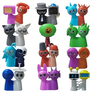 12pcs Game Sprunki Incredi Action Figure Sprunky Figurines Pvc Collection Model Doll Toy for Kid Birthday Gifts Toys 2025