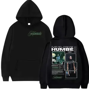 Print Retro Singer Humbe Esencia 2-Sides Hoodie, Vintage Casual Hoodie, Trendy Hoodie, Hip Hop Unisex Hoodie, Gift for Men Women