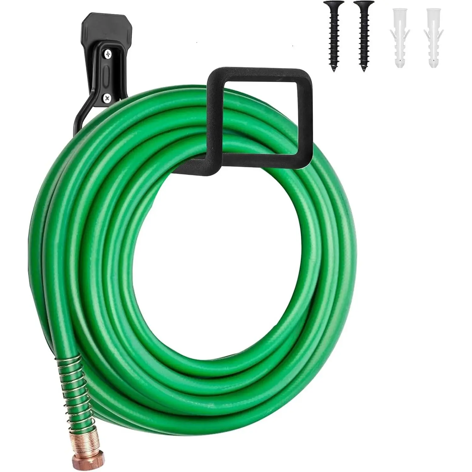 Hose Hanger, Heavy Duty Metal Hose Holder Wall Mount, Hook for Garden Hose/Expandable Hose/Hose Reel/Water Hose/Pocket Hose/Flexable Hose/Magic Hose 100 Ft