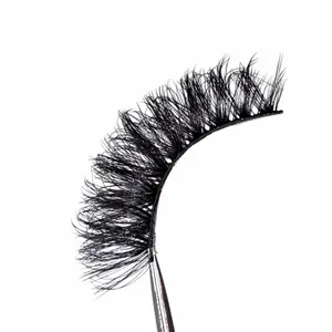 “Soulmate” 16mm Fluffy Faux Mink Eyelashes High Quality Full Volume 1 Pair Strip Lashes Lightweight Reusable Makeup