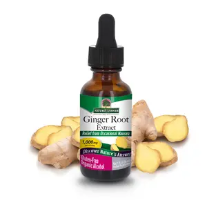 Nature's Answer Ginger Root Extract Supplement with Organic Alcohol 1 Fluid Ounce | Supports Joint Function | Supports Digestion | Gluten-Free | Kosher | Single Count