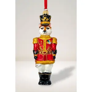 KRG Fox Polish Glass Ornament