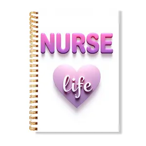 Nurse Life Spiral Notebook, 1 Count Nurse Life Notebook, Motivational Positive Journal Notebook, Writing Book for Student, Office Stationery & Supplies