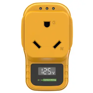 30 Amp RV Surge Protector with Display Screen, Real-Time Voltage Monitor, Circuit Analyzer, 30A Male to Female Plug, 2100 Joules Surge Protection, LED Indicator Lights for Camper & Travel Trailer