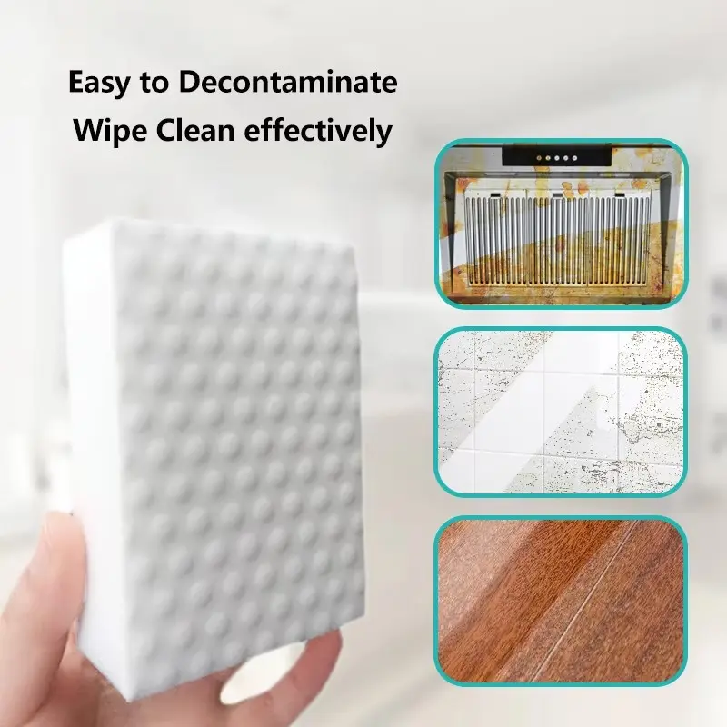 20-40 Piece Magic Cleaning Sponge Set, Ammonia Foam All Purpose Sponges for Bathroom, Kitchen, Car Wash, Sink, Shower, Tiles, Walls, Shoes, Oven, Stove, Dishes