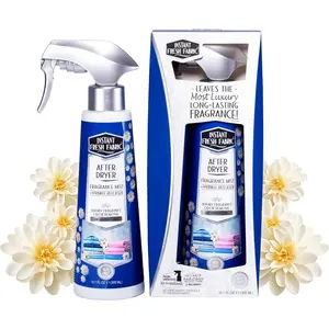 After Dryer Freshener & Wrinkle Release Spray - For Clothes & Laundry - Luxury Fragrance Odor Remover & Wrinkle Releaser - For Home & Travel - Fresh Scent - 10.1 fl oz.