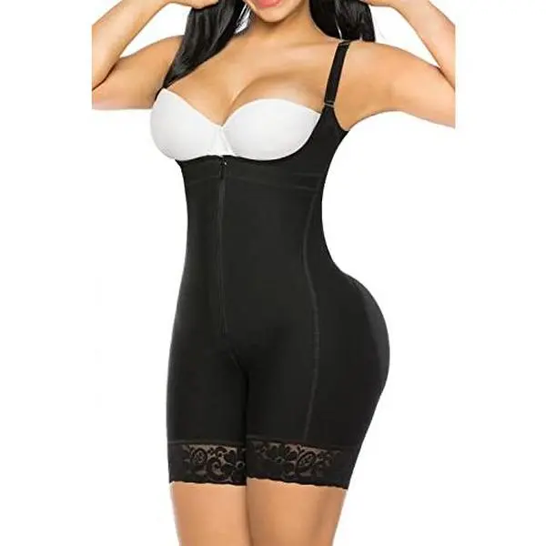 Fajas Colombianas Shapewear for Women Postpartum Tummy Control Body Shaper Butt Lifter Bodysuit