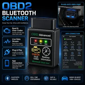 Obd2 Scanner for Car Diagnostics, Automotive Scan Tool, Compatible with iOS & Android, No Batteries Required, Essential Tool for Vehicle Maintenance