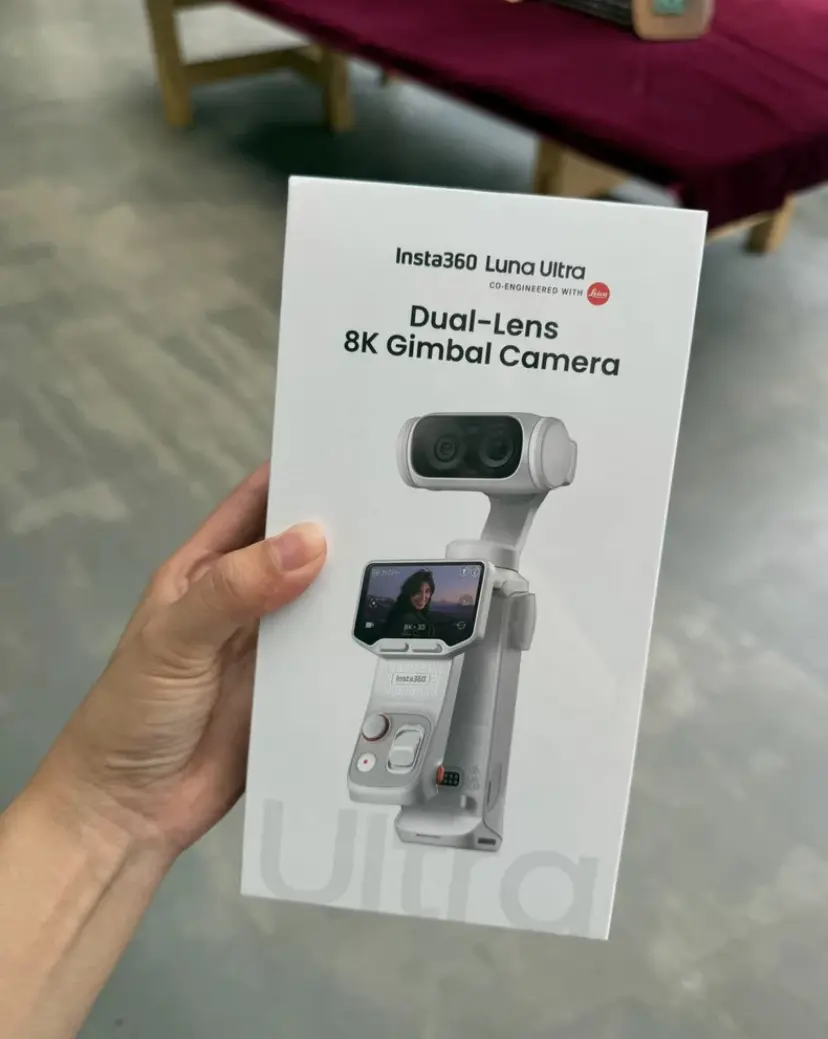 Insta360 Luna Ultra 8K Dual-Camera Gimbal Camera Standard Combo Leica Lens