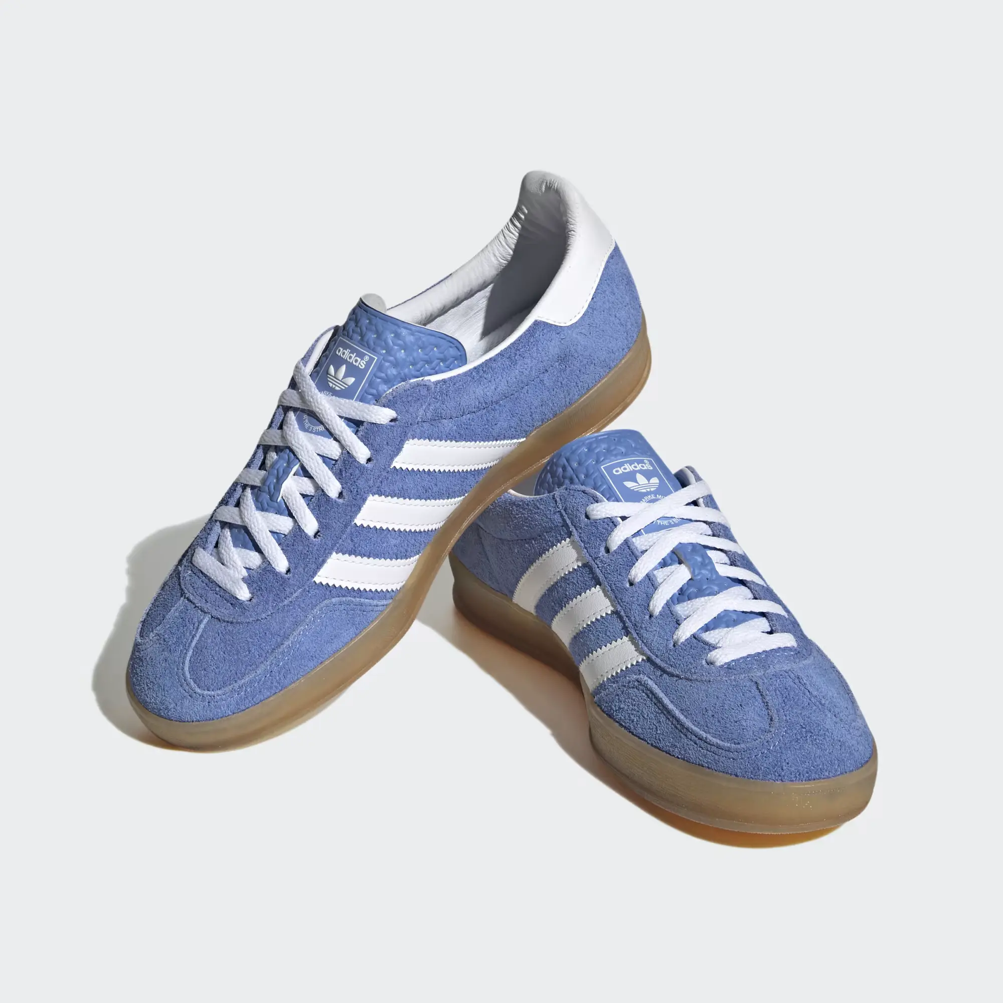 Adidas Gazelle Indoor Blue Fusion Gum – Brand New & Authentic Women’s Leather Casual Trainers HQ8717