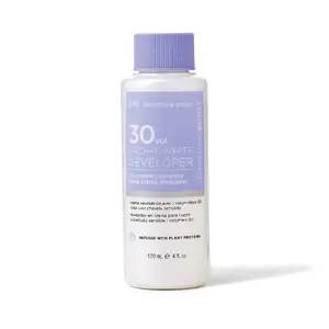 ion Bright White Sensitive Scalp Developer 30 Volume, Vegan, CrueltyFree, ParabenFree, Infused with Plant Proteins, Argan Oil, Aloe Vera, Coconut Oil, 4 Ounce