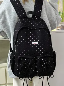 1pc  Large capacity backpack, Durable backpack, women's backpack with zipper closure, fashionable and versatile, Casual Backpack, suitable for students to go to school, campus, work, commute, travel, women's backpack, Stylish daypacks