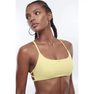 CloudForm Strappy Back Sports Bra - Yellow N