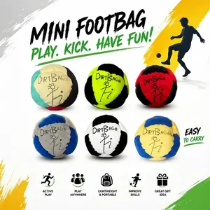 [DirtBag]DirtBag Classic Hacky Sack Sand Filled 8 Panel Footbag For Tricks Outdoor Games All Ages