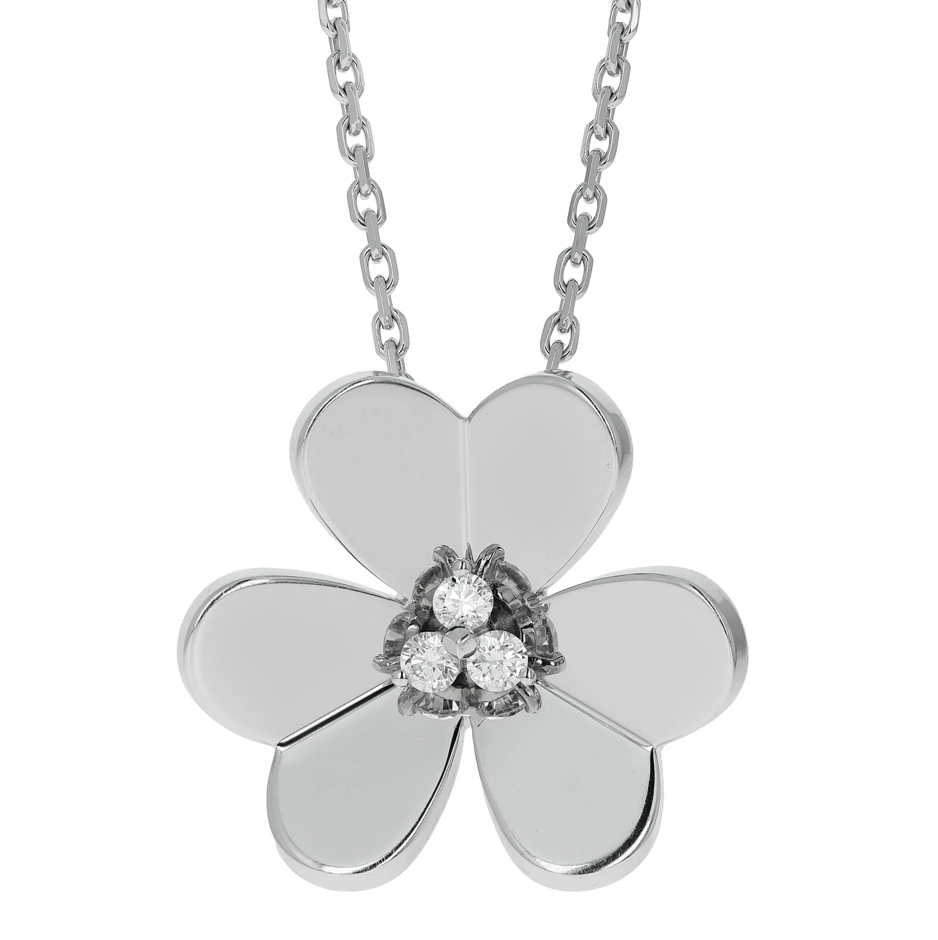 Pre-owned Van Cleef & Arpels Frivole Pendant Necklace