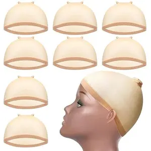 Wig Cap for Lace Front Wig Stretchy Nylon Wig Caps, Wig Cap for Women,For Wigs Nude Wig Cap 1 Piece (for Human Hair)