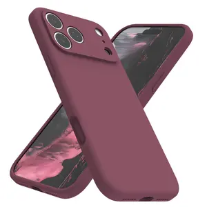 HEXI for iPhone 17 Series Case, Liquid Silicone Cover with Camera Protection Anti-Scratch Soft Microfiber Lining Shockproof Protective girly  Phone Case outdoorfun outdoorfun
