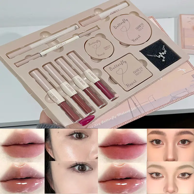 Butterfly Compact Makeup Kit - Beauty Kit Multi-Purpose Effortless Natural Makeup Makeup Palette Set