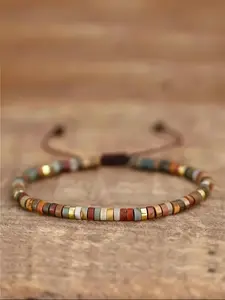 Boho Style Braided Bracelet, Adjustable Bracelet for Women & Men, Fashionable Jewelry for Party, Daily Clothing Decor, Trendy Exquisite Jewelry for Gift, Stackable Bracelets