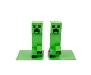 Minecraft 6-Inch Creeper Bookends  | Set of 2