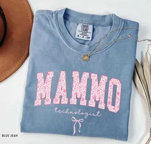 Comfort Colors® Mammo Technologist Shirt, Mammography Tech Shirt, Mammo Tech Crewneck, Mammo Tech Grad Gift, Mammographer Tee,