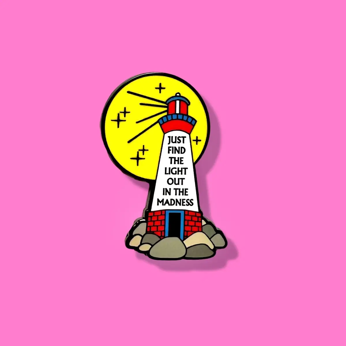 "Lucky Again" Lighthouse Enamel Pin (FITF Louis Tomlinson)