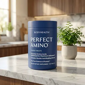 PerfectAmino Essential Amino Acids Tablets - Vegan Protein Supplement with BCAAs Lysine Tryptophan Leucine & Methionine - Supports Pre/Post Workout Muscle Recovery - 150 Tablets