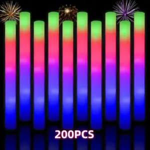 GlowSticks Bulk 48Pcs Colorful LED Light Up Glow Sticks for Raves Concerts 3 Flashing Modes Glow in Dark PartySupplies Waterproof Plastic Pearl Ideal for Home Weddings Birthdays Halloween Gifts - Magical
