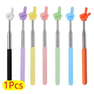 Stretchable Finger Reading Stick, Adjustable Teaching Baton, Command Rod, Educational Tool for Reading and Learning