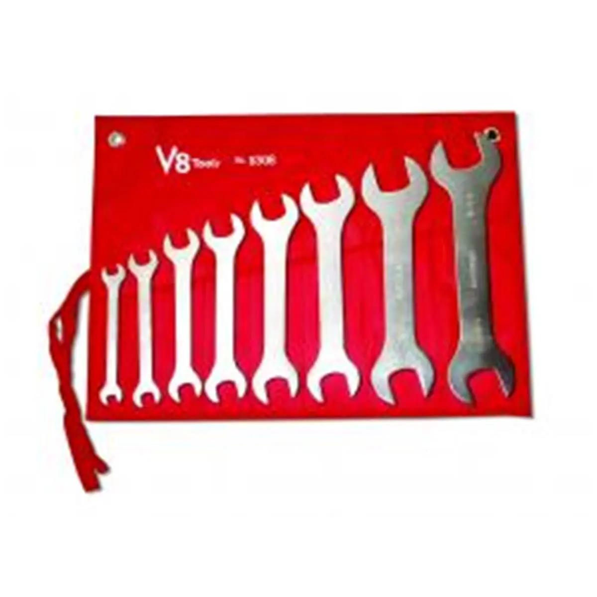 V8 Tools V8T8308 8 Piece Super Thin Open End Wrench Set