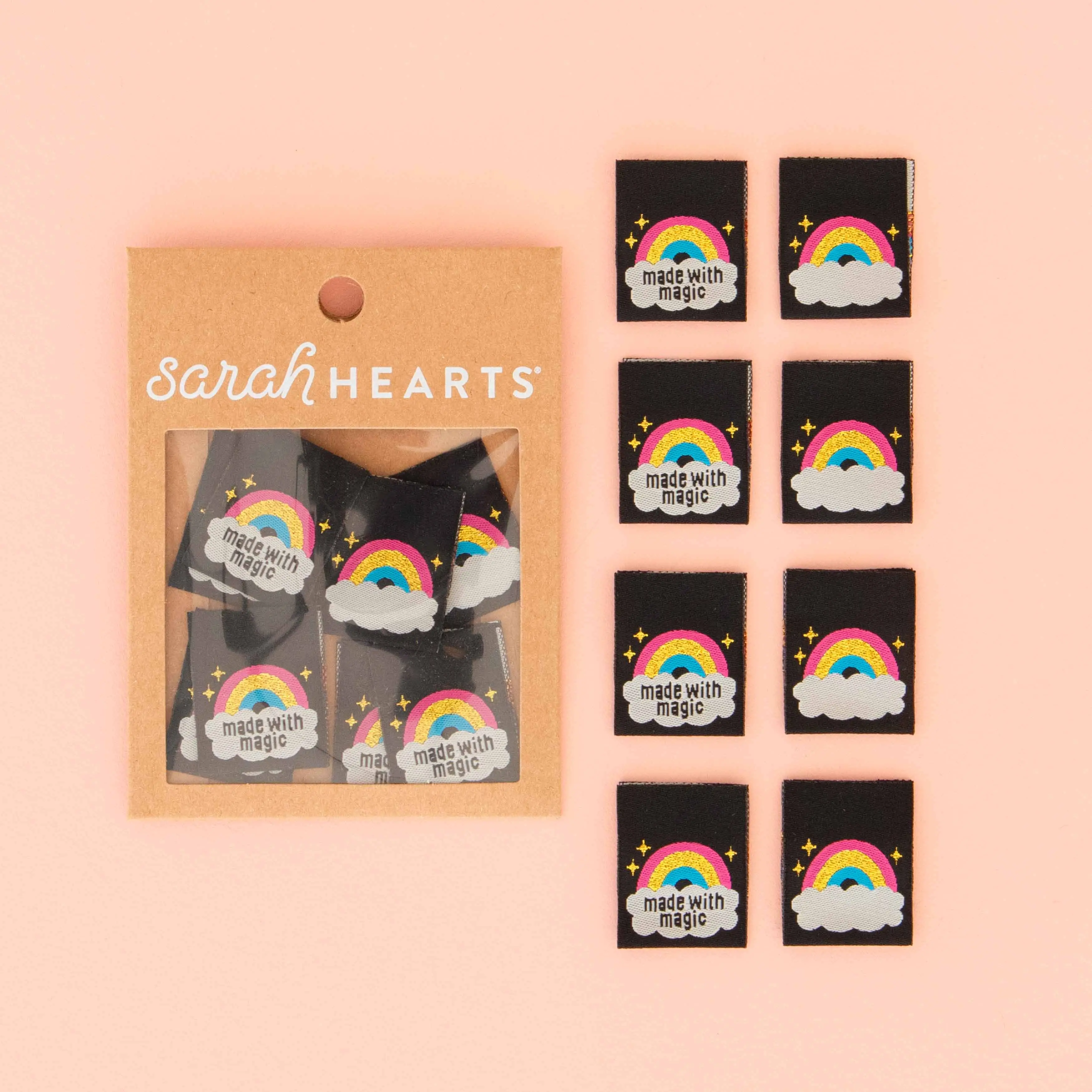 Sarah Hearts - Made with Magic - Sewing Woven Clothing and Quilt Labels