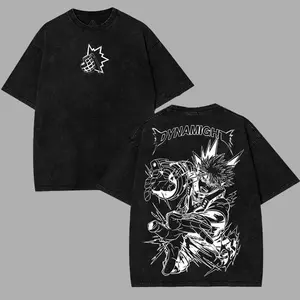 valentine shirts Bakugou bakugo Katsuki Kacchan v8 dynamight boku no hero My hero academia Anime Manga 2 sided Washed T-shirt Menswear 90s Casual men's Top 90s graphic tees streetwear fantasy merch unisex