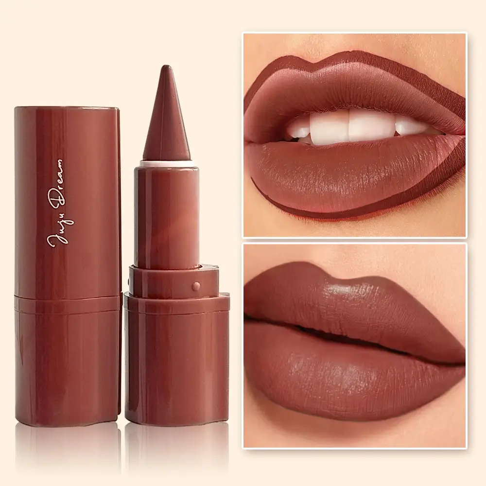 6-Color Matte Lipstick & Lip Gloss Set - Velvet Texture, Long-Lasting Waterproof Lip Makeup, Full-Coverage Shades for Daily & Party Use