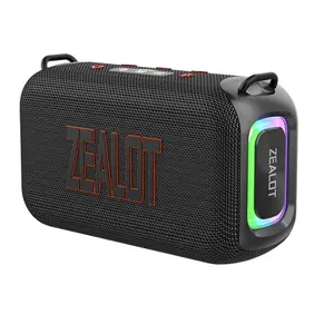 ZEALOT S85 Wireless Speaker, 50W Portable Subwoofer Speaker, HiFi Sound Quality Speaker with RGB Light, 24 Hours Playtime Loud Stereo Speaker