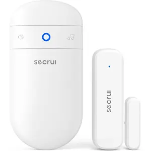 Door Chime, Door Sensor Chime with Volume, Easy Installation, 400ft, 52 Chimes, M508+D7 Door Open Chime for Business/Home When Entering,White