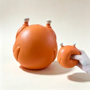 [Jumbo Turkey] Funny Turkey TPR Fast Resbound Squishy Stress Relief Interesting Squeeze Toy