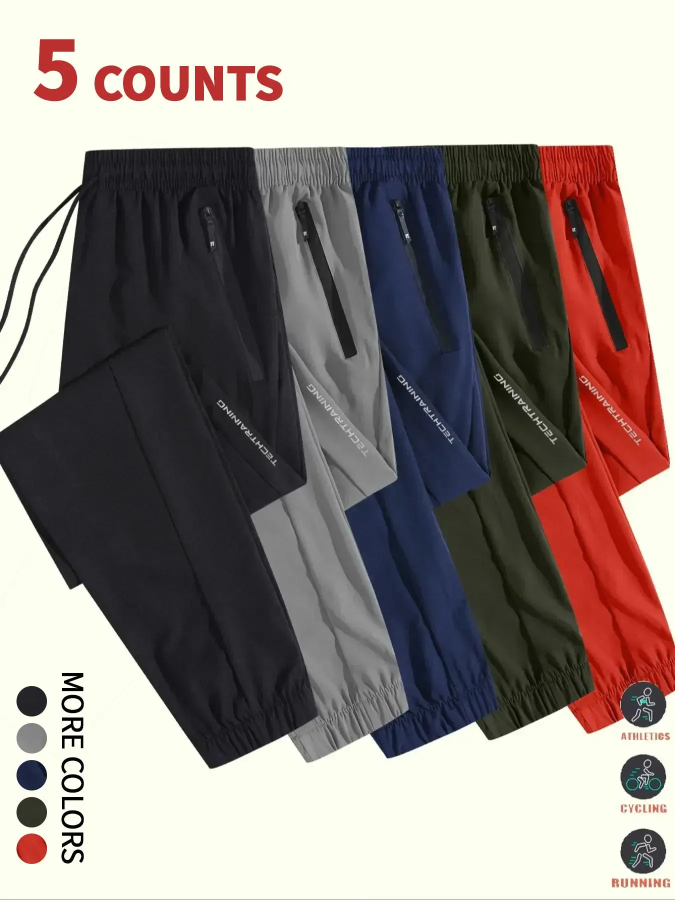 Men's Letter Print Drawstring Waist Sweatpants, Casual Comfy Breathable Pocket Jogger Pants for Running Daily Wear, Mens Athletic Pants, Work Pants Men, Men's Trousers for All Seasons, Pants for Men, Sporty Comfy Breathable Workout Jogger