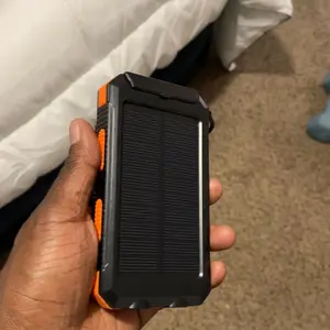 Product Review of 10000mAh Portable Solar Power Bank, Dual USB Output Port Waterproof Power Bank with LED Light, Solar Phone Charger Compatible with iPhone & Android #TOP PICKS from N**J