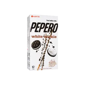 LOTTE Pepero White Chocolate Cookie Sticks - Oreo Flavor Snack (8 Packs, 256g) - Stray Kids Official Merchandise